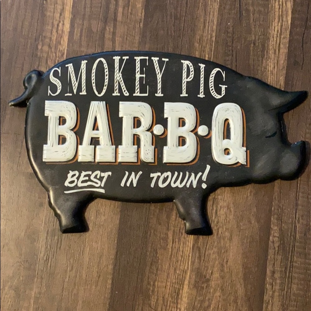 Metal kitchen sign